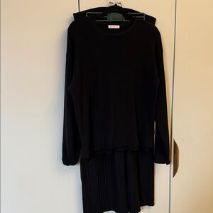 Black Long Sleeve sweater and pants set
